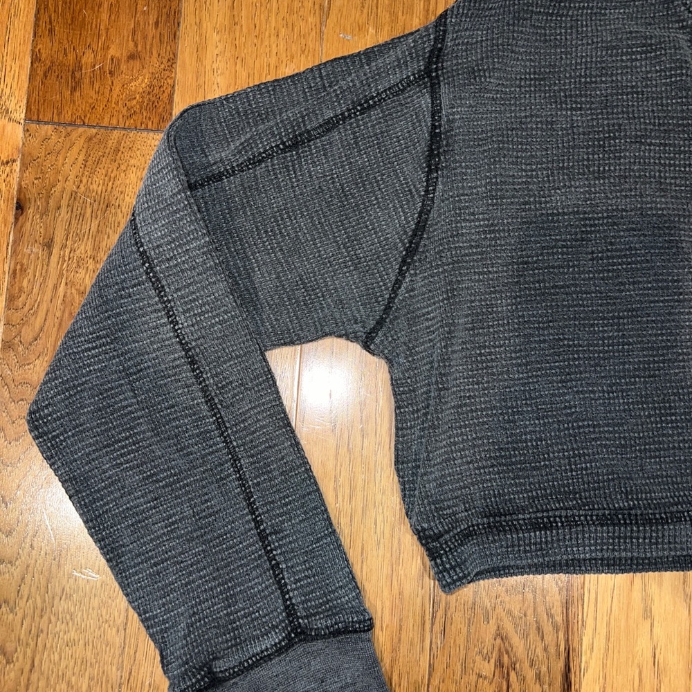BDG Danny Cropped Henley Top - Picture 2 of 8